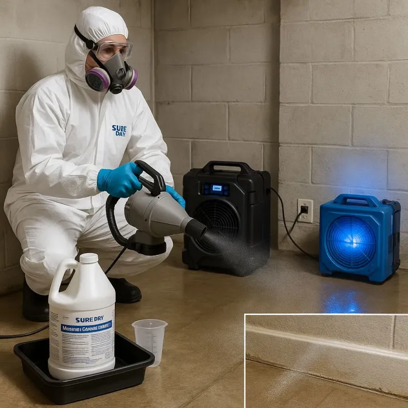 Sanitization and Odor Removal process in Key Biscayne, FL